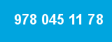 978 045 11 78 978 045 11 78